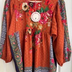 NWT Umgee Boho top Size S